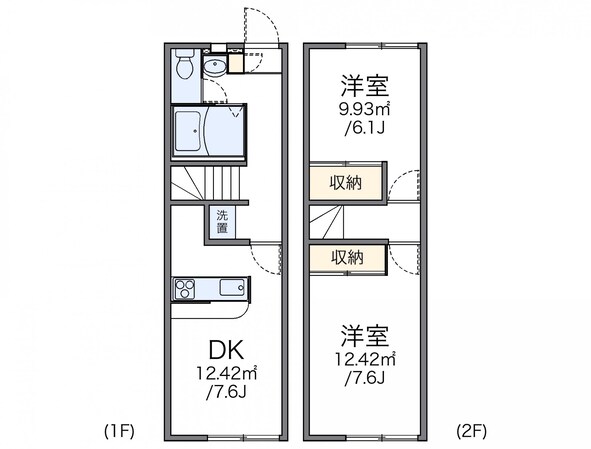 レオパレスサザンクロスの物件間取画像